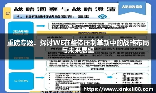 重磅专题：探讨WE在整体压制革新中的战略布局与未来展望